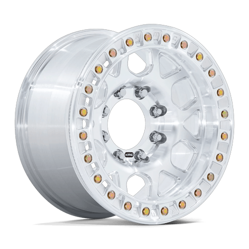 KMC KM450 MESA FORGED BEADLOCK 17x9 +25 Raw Machined