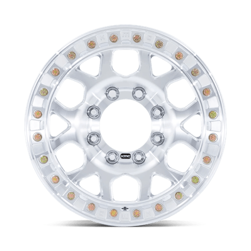 KMC KM450 MESA FORGED BEADLOCK 17x9 5x127 +0 Raw Machined