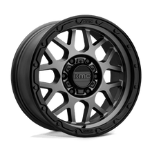 KMC KM535 GRENADE OFF-ROAD 17x9 6x139.7 -12 Matte Gray W/ Matte Black Lip