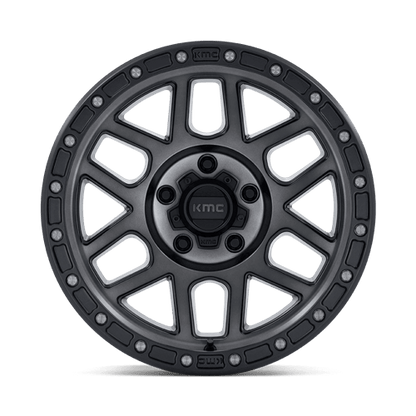 KMC KM544 MESA 17x9 5x127 +18 Satin Black W/ Gray Tint
