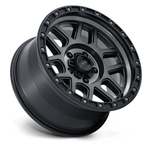 KMC KM544 MESA 20x9 5x127 +18 Satin Black W/ Gray Tint