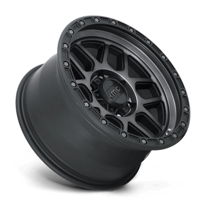 KMC KM544 MESA 17x8.5 6x130 +0 Satin Black W/ Gray Tint