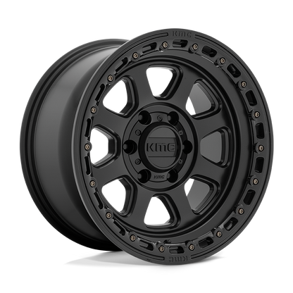 SATIN BLACK W/ GLOSS BLACK LIP