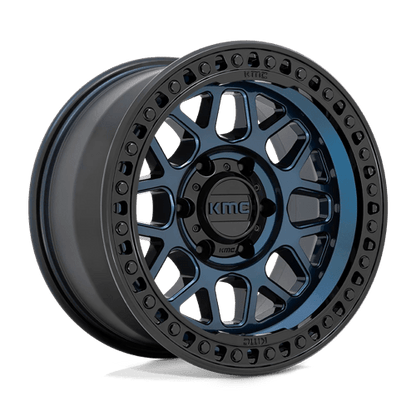 KMC KM549 GRS 18x8.5 6x120 +0 Midnight Blue W/ G-Black Lip