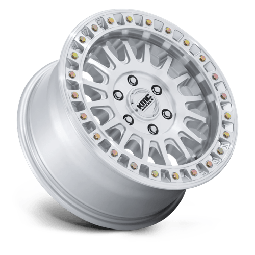 KMC KM552 IMS 17x8 6x135 +32 Gloss Silver W/ Machined Face