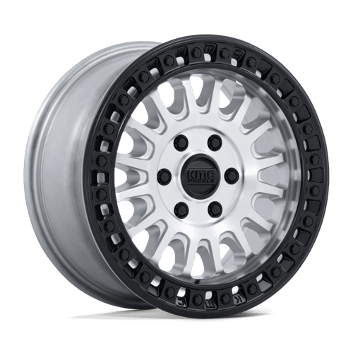 KMC KM552 IMS 17x8 6x130 +32 Machined W/ Matte Black Lip