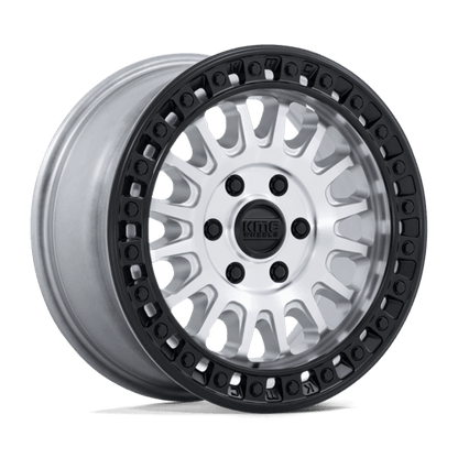 KMC KM552 IMS 17x8 6x135 +32 Machined W/ Matte Black Lip