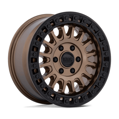 KMC KM552 IMS 17x8 6x135 +32 Matte Bronze W Gloss Black Lip