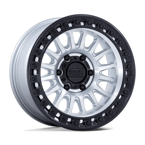 KMC KM552 IMS 17x8.5 6x139.7 -10 Machined W/ Matte Black Lip