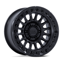 KMC KM552 IMS 17x8 5x127 +32 Matte Black W/ Gloss Black Lip