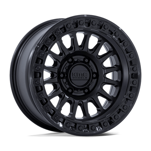 KMC KM552 IMS 18x9 6x135 +30 Matte Black W/ Gloss Black Lip