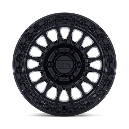KMC KM552 IMS 20x9 8x180 +18 Matte Black W/ Gloss Black Lip