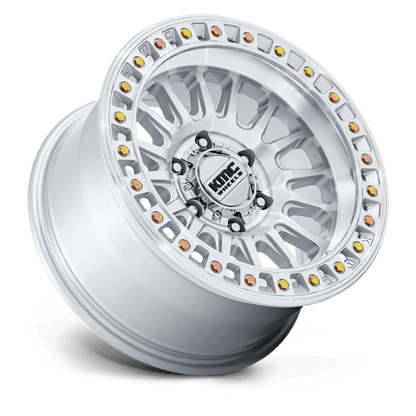 KMC KM552 IMS 20x9 8x165.1 +18 Gloss Silver W/ Machined Face