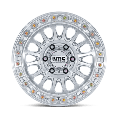 KMC KM552 IMS 20x9 6x135 +18 Gloss Silver W/ Machined Face