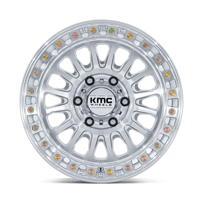 KMC KM552 IMS 20x9 6x135 +0 Gloss Silver W/ Machined Face