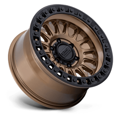 KMC KM552 IMS 18x9 5x127 +18 Matte Bronze W Gloss Black Lip