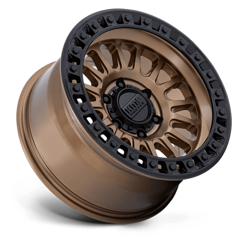 KMC KM552 IMS 18x9 6x135 +30 Matte Bronze W Gloss Black Lip