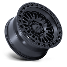 KMC KM554 AZTEC 17x8.5 5x127 +25 Matte Black W/ Gloss Black Lip