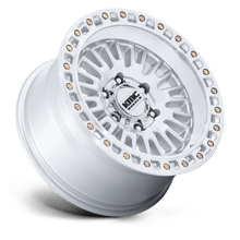 KMC KM554 AZTEC 17x8.5 5x127 +0 Gloss Silver W/ Machined Face