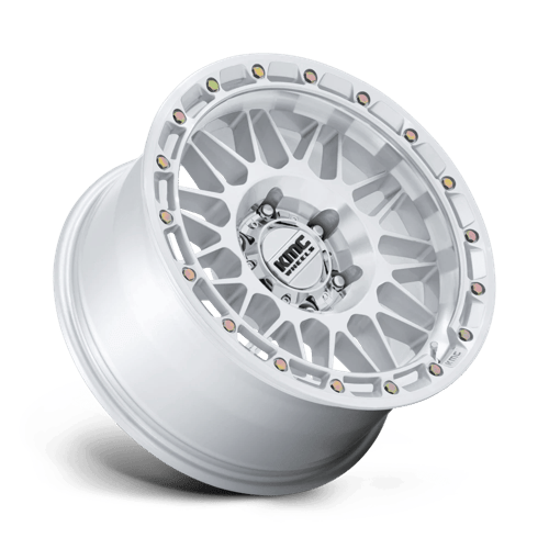 KMC KM555 ATTACK 18x9 6x135 +18 Gloss Silver W/ Machined Face