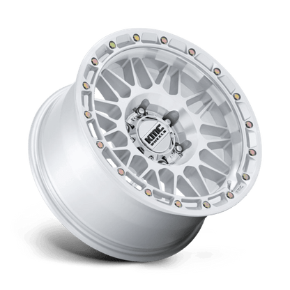 KMC KM555 ATTACK 20x9 6x135 +1 Gloss Silver W/ Machined Face