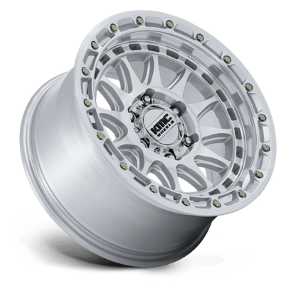 KMC KM556 CRUX 18x9 8x170 +0 Gloss Silver W/ Machined Face