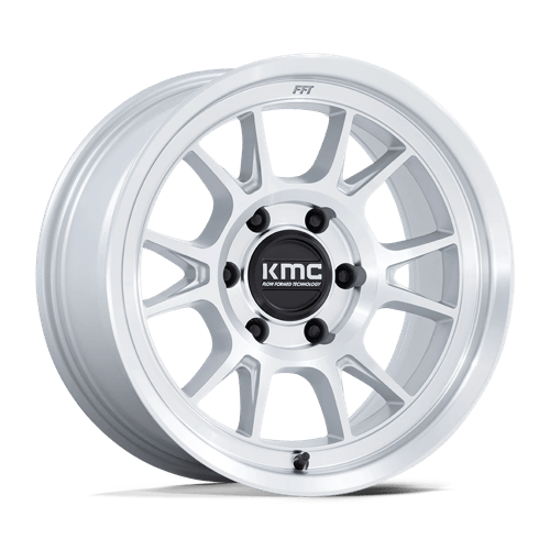 KMC KM729 RANGE 6x135 Gloss Silver W/ Machined Face