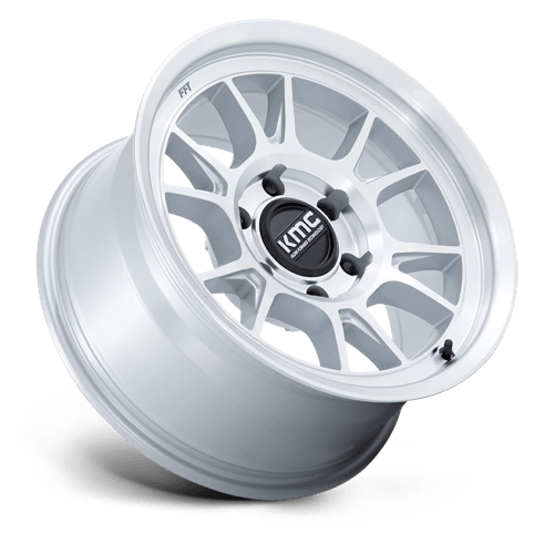KMC KM729 RANGE 6x135 Gloss Silver W/ Machined Face
