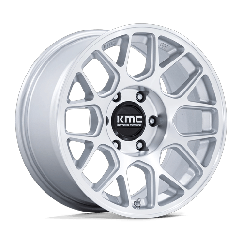KMC KM730 HATCHET 6x120 Gloss Silver W/ Machined Face