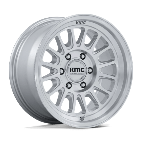 KMC KM733 IMPACT FFT 6x114.3 Gloss Silver W/ Machined Face