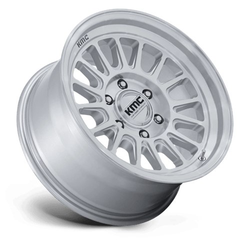 KMC KM733 IMPACT FFT 6x120 Gloss Silver W/ Machined Face