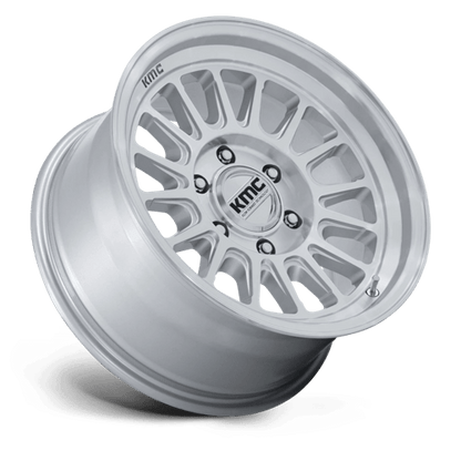 KMC KM733 IMPACT FFT 6x130 Gloss Silver W/ Machined Face