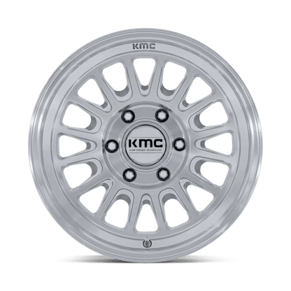 KMC KM733 IMPACT FFT 8x170 Gloss Silver W/ Machined Face