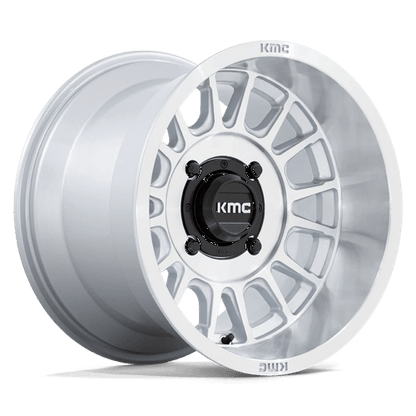KMC Powersports KS138 IMPACT UTV 4x156 Silver W/ Machined Face