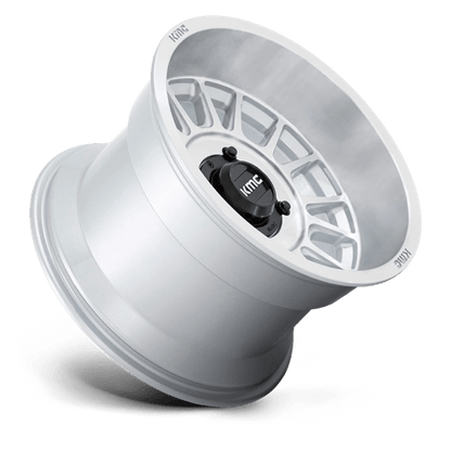 KMC Powersports KS138 IMPACT UTV 4x156 Silver W/ Machined Face