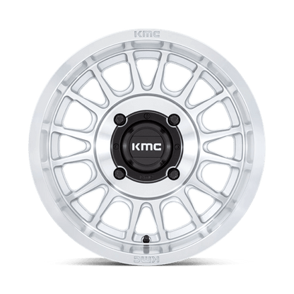 KMC Powersports KS138 IMPACT UTV 4x156 Silver W/ Machined Face
