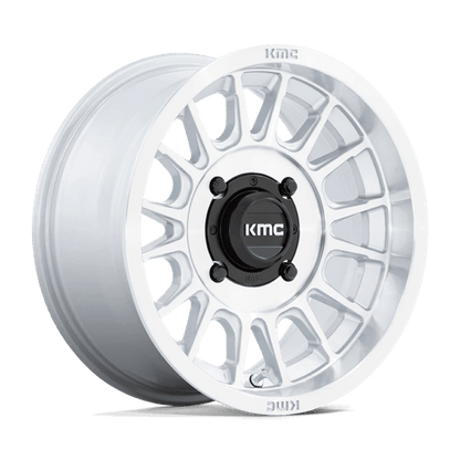 KMC Powersports KS138 IMPACT UTV 4x156 Silver W/ Machined Face