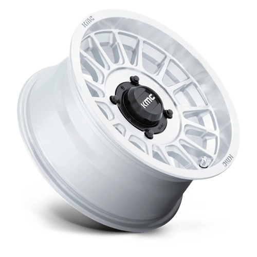 KMC Powersports KS138 IMPACT UTV 4x137 Silver W/ Machined Face