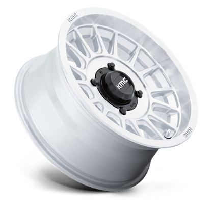 KMC Powersports KS138 IMPACT UTV 4x137 Silver W/ Machined Face