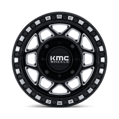 KMC Powersports KS241 TORX UTV BEADLOCK 4x156 Gloss Black Milled