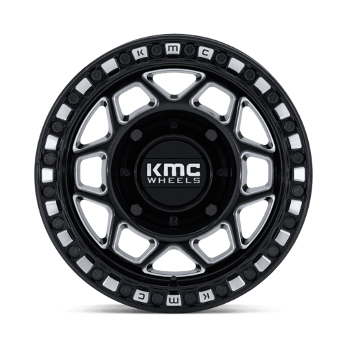 KMC Powersports KS241 TORX UTV BEADLOCK 4x156 Gloss Black Milled