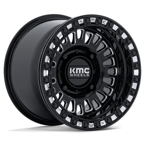 KMC Powersports KS242 AZTEC UTV BEADLOCK 4x156 Gloss Black Milled