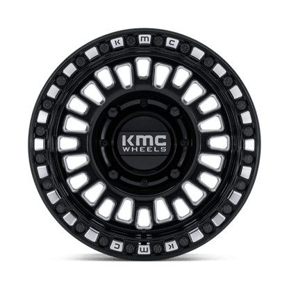 KMC Powersports KS242 AZTEC UTV BEADLOCK 4x137 Gloss Black Milled