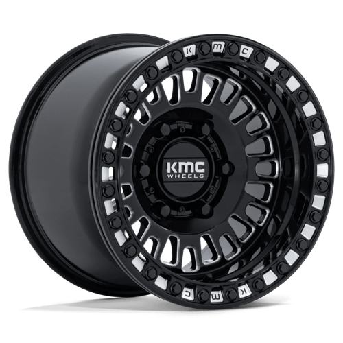KMC Powersports KS242 AZTEC UTV BEADLOCK 6x139.7 Gloss Black Milled