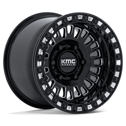 KMC Powersports KS242 AZTEC UTV BEADLOCK 6x139.7 Gloss Black Milled