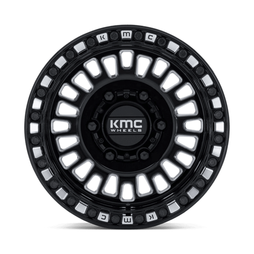 KMC Powersports KS242 AZTEC UTV BEADLOCK 6x139.7 Gloss Black Milled