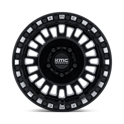 KMC Powersports KS242 AZTEC UTV BEADLOCK 5x114.3 Gloss Black Milled