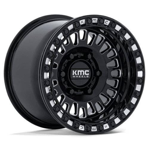 KMC Powersports KS242 AZTEC UTV BEADLOCK 6x139.7 Gloss Black Milled