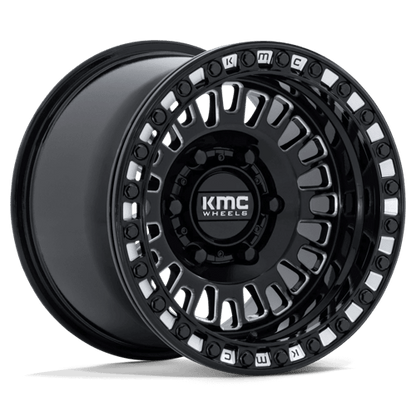 KMC Powersports KS242 AZTEC UTV BEADLOCK 6x139.7 Gloss Black Milled