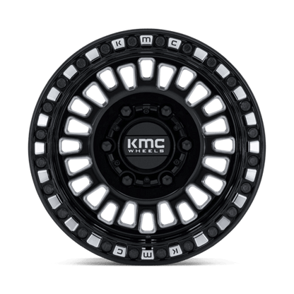 KMC Powersports KS242 AZTEC UTV BEADLOCK 6x139.7 Gloss Black Milled